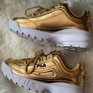 FILA Shoes~Gold tone
